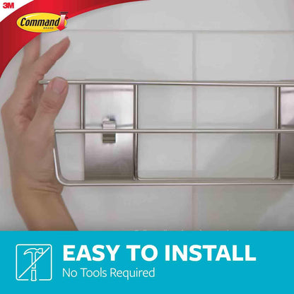 Command™ Shower Caddy BATH31-MB-ESF, Matte Black