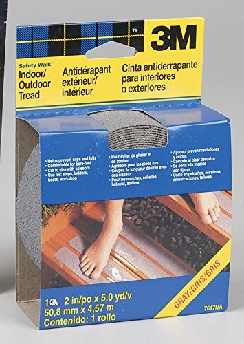 3M™ Safety-Walk™ Slip Resistant Tape 370G-R2X180, Grey, 2 in x 15 ft (50.8 mm x 4.57 m)