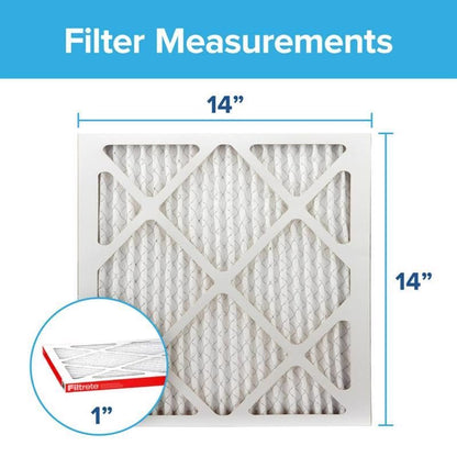 Filtrete™ Electrostatic Air Filter 1000 MPR, 9811-4, 14 in x 14 in x 1 in (35.5 cm x 35.5 cm x 2.5 cm)
