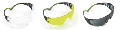Peltor™ Sport SecureFit™ Safety Eyewear, SF400-P3PK-6, 3 Pack: Clear + Amber + Gray Lenses, AF, 6pk/cs