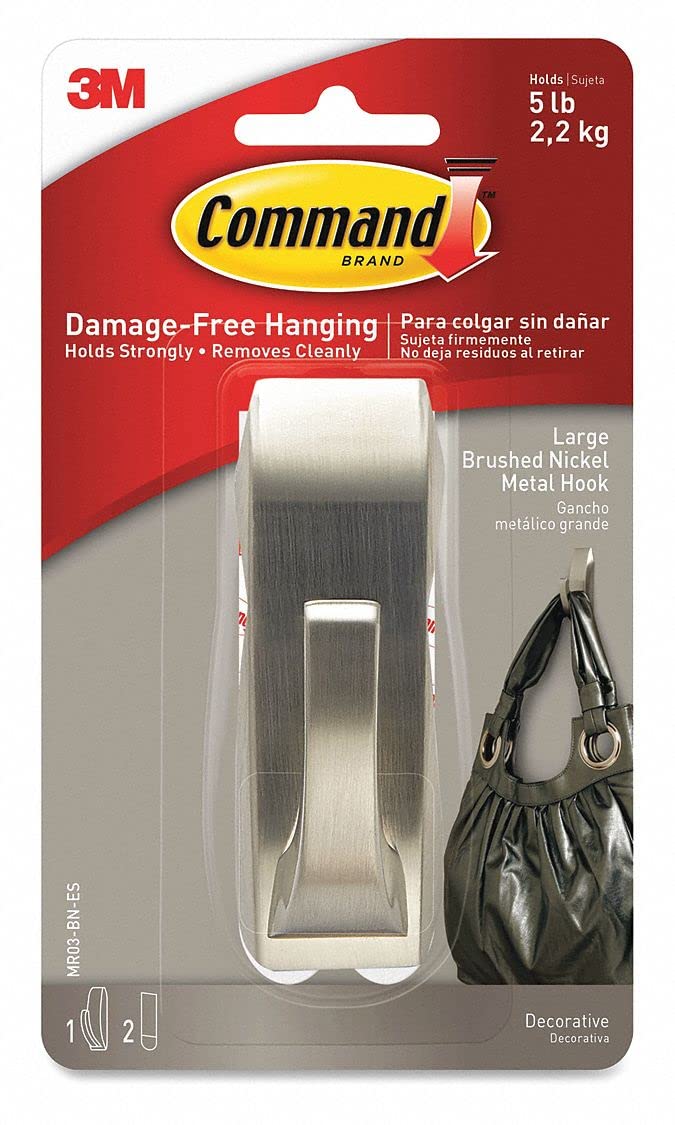 Command™ Modern Reflections Large Hook MR03-BN-ES
