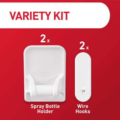 Command™ Under Sink Organization Essentials 17234-ES, 4 hooks, 6 strips
