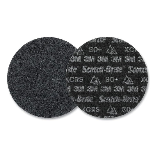 Scotch-Brite™ Precision Heavy Duty Surface Conditioning Disc, HD-DH, Extra Coarse 80+, 4-1/2 in x NH, 50 ea/Case