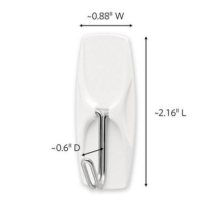 Command™ Medium Wire Hook, 17065-S35NA, 35 Hooks, 40 Medium Strips