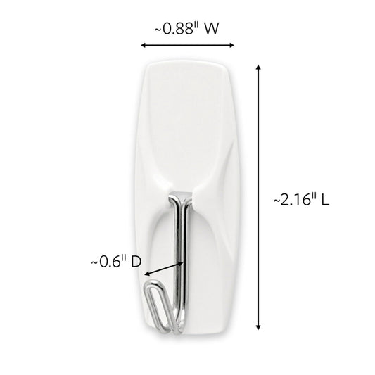 Command™ Medium Wire Hook, 17065-S35NA, 35 Hooks, 40 Medium Strips