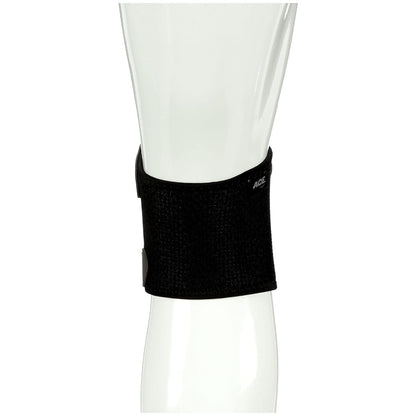 ACE Dual Strap Knee Support Soothing Gel Pads Deliver Targeted Pressure on Your Sore Tendons, Adjustable, Black, 1 Pack
