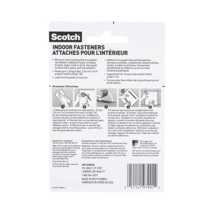 Scotch™ Indoor Fasteners RF4711, 3/4 in x 18 in (19,0 mm x 45,7 cm) Black 1 Set of Strips