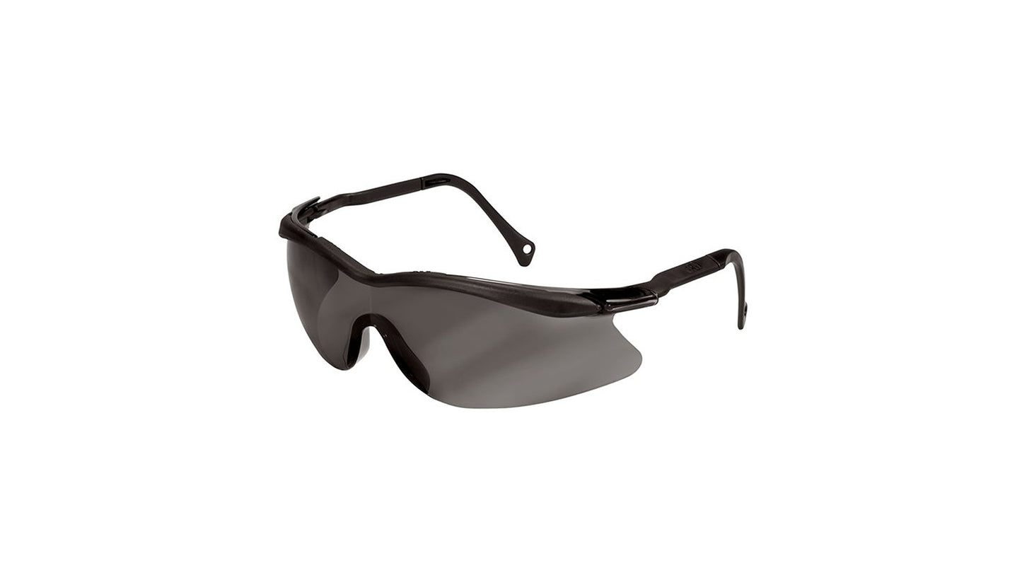 3M™ Safety Eyewear, 90969H1-C, Black, Gray Lens, Anti-Scratch, 10/case