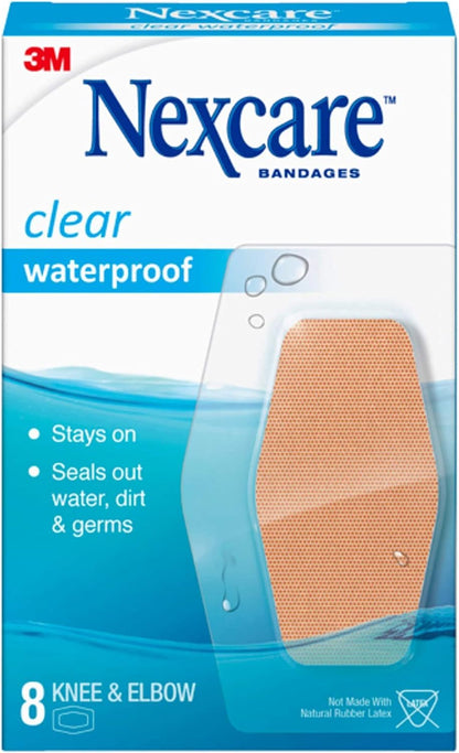 Nexcare™ Waterproof Bandages 581-08, Knee and Elbow, 8 ct.