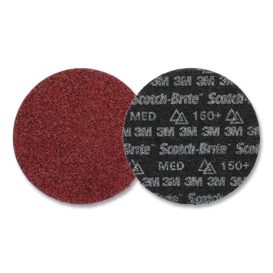 Scotch-Brite™ Precision Heavy Duty Surface Conditioning Disc, HD-DH, Medium 150+, 7 in x NH, 25 ea/Case