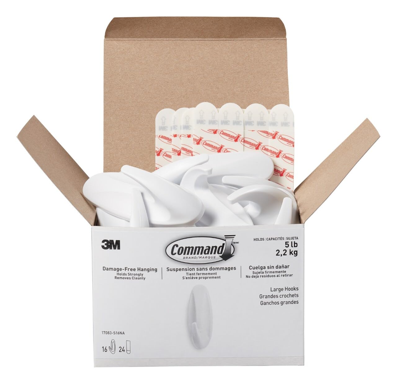 Command™ Large Designer Hook, 17083-S16NA