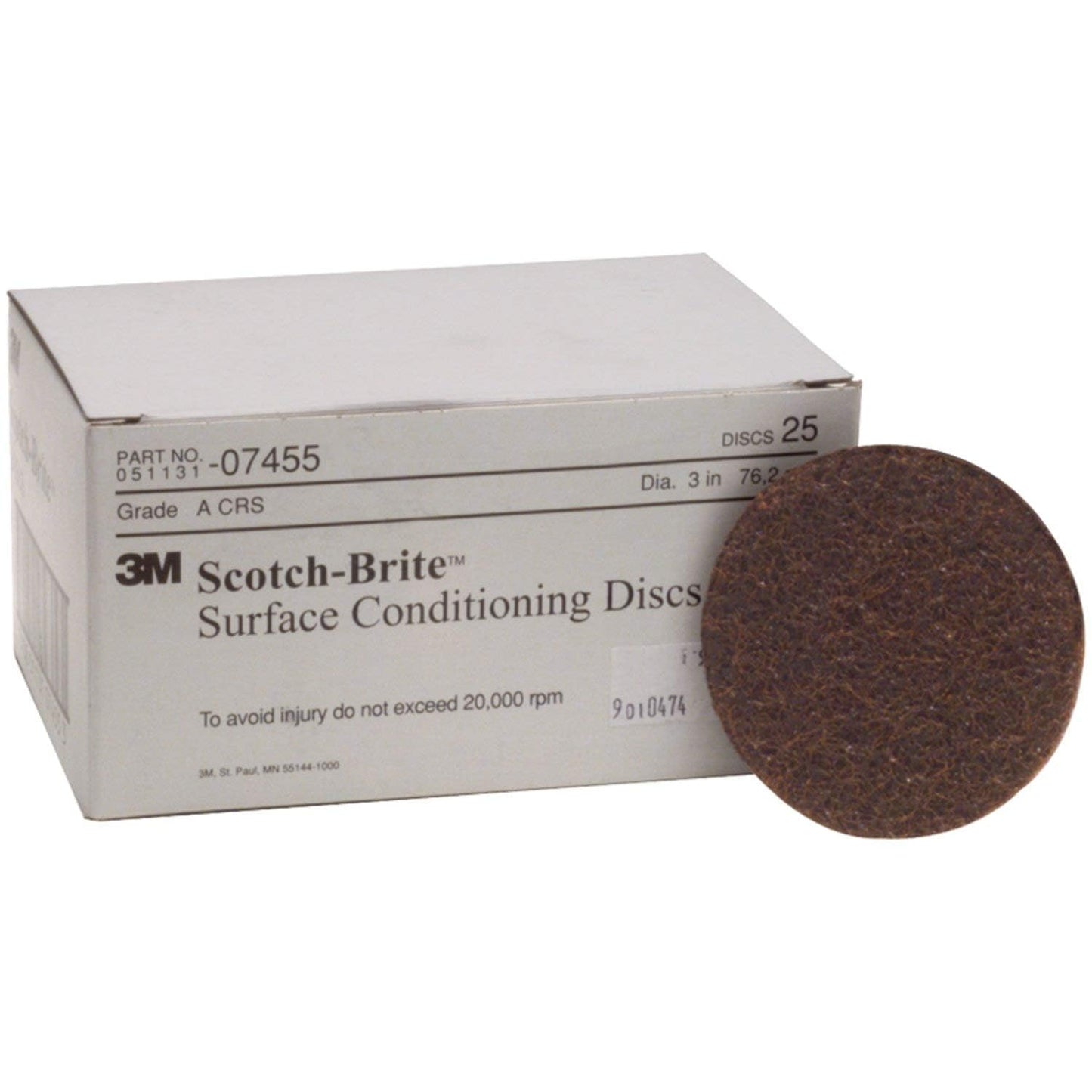 Scotch-Brite™ Surface Conditioning Disc, SC-DH, A/O Coarse, 7 in x NH, 10 ea/Case