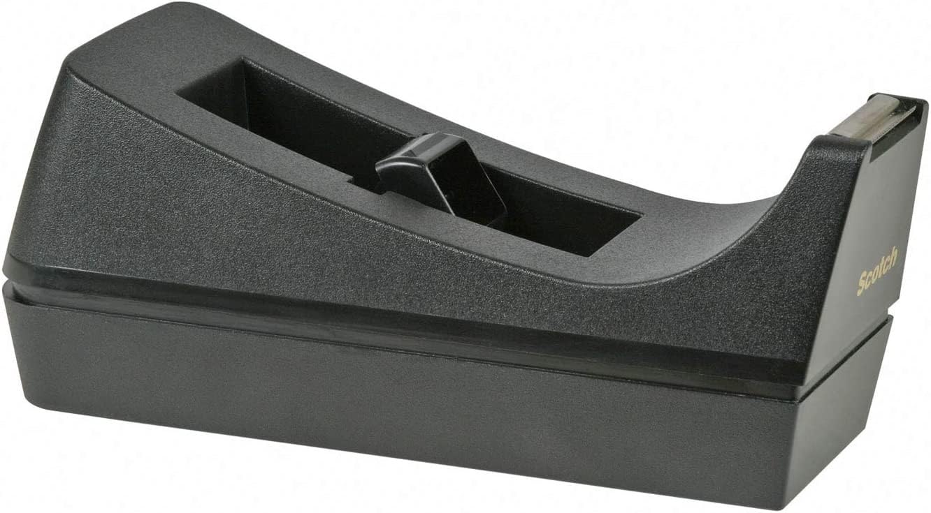 Scotch® Desktop Tape Dispenser C-38, Black, 1/Pack