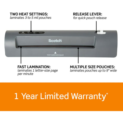 Scotch™ Thermal Laminator with 2 Pouches TL901X