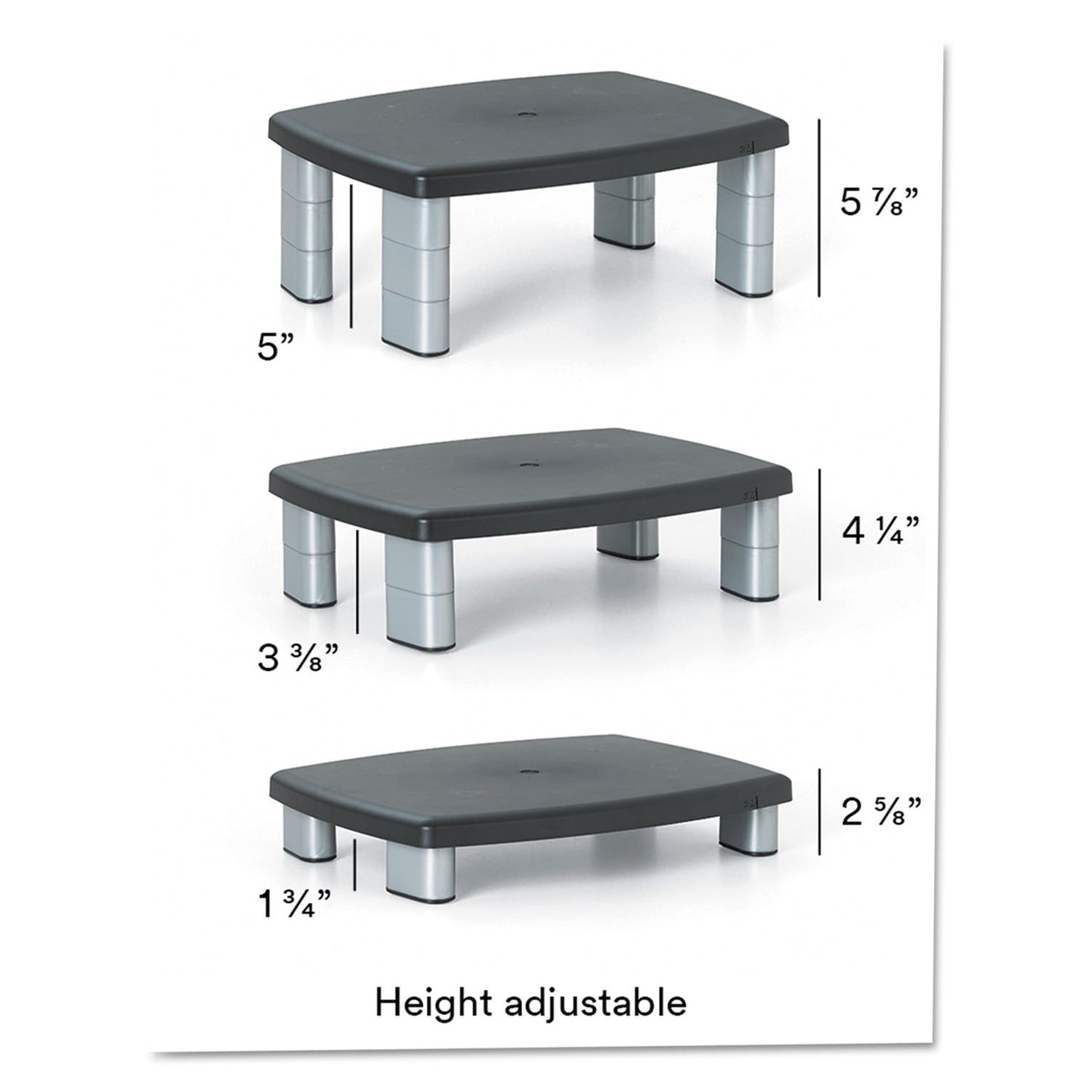 3M™ Adjustable Monitor Stand MS80B