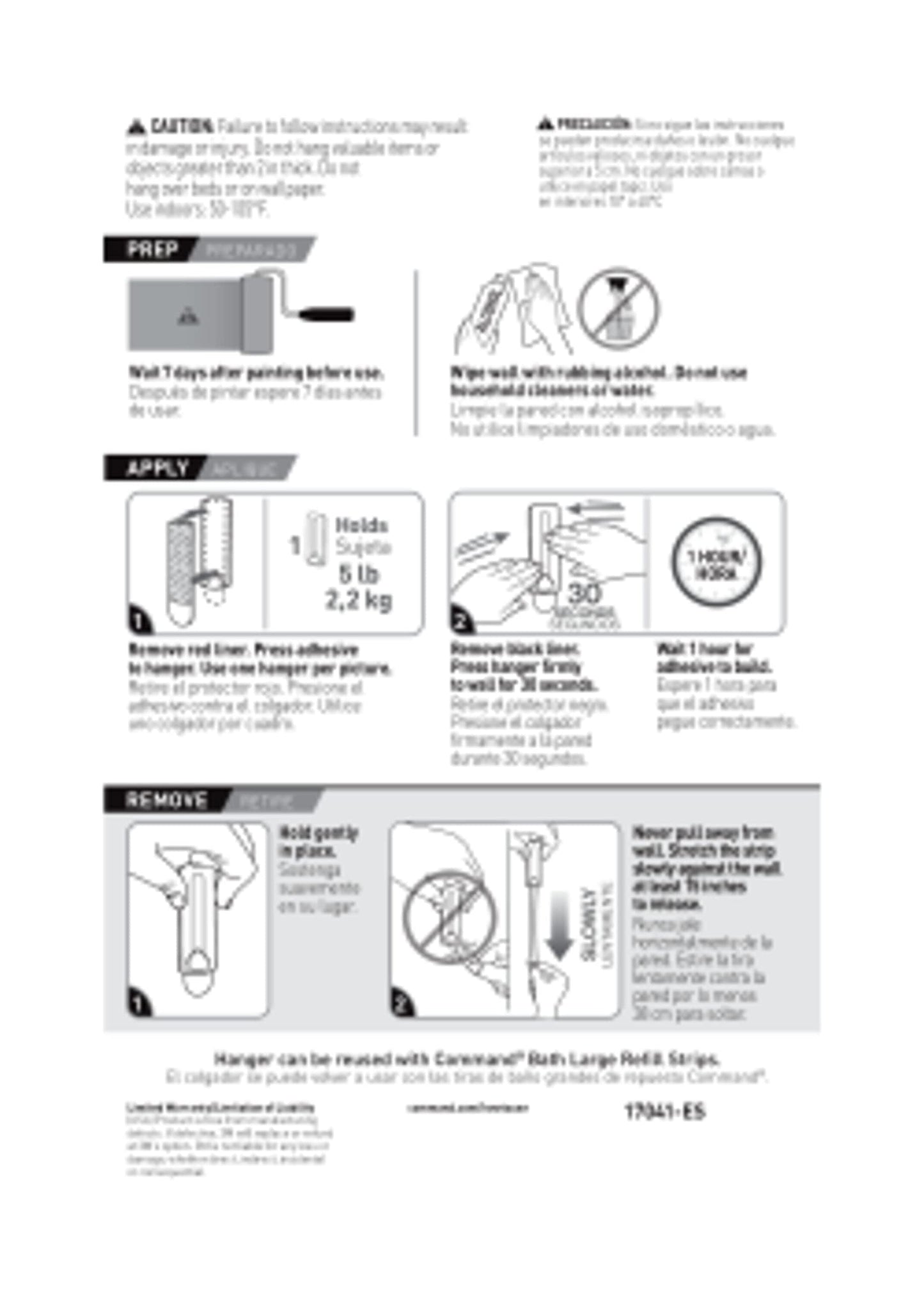 Command™ Wire Back Picture Hanger 17041-ES