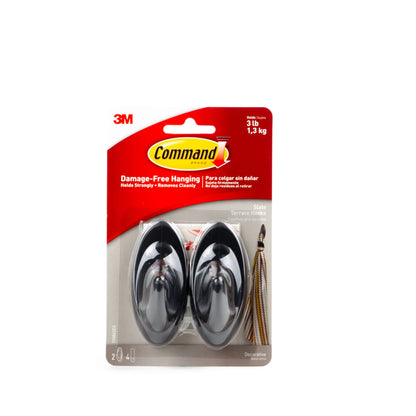 Command™ Slate Terrace Hook 17086SES