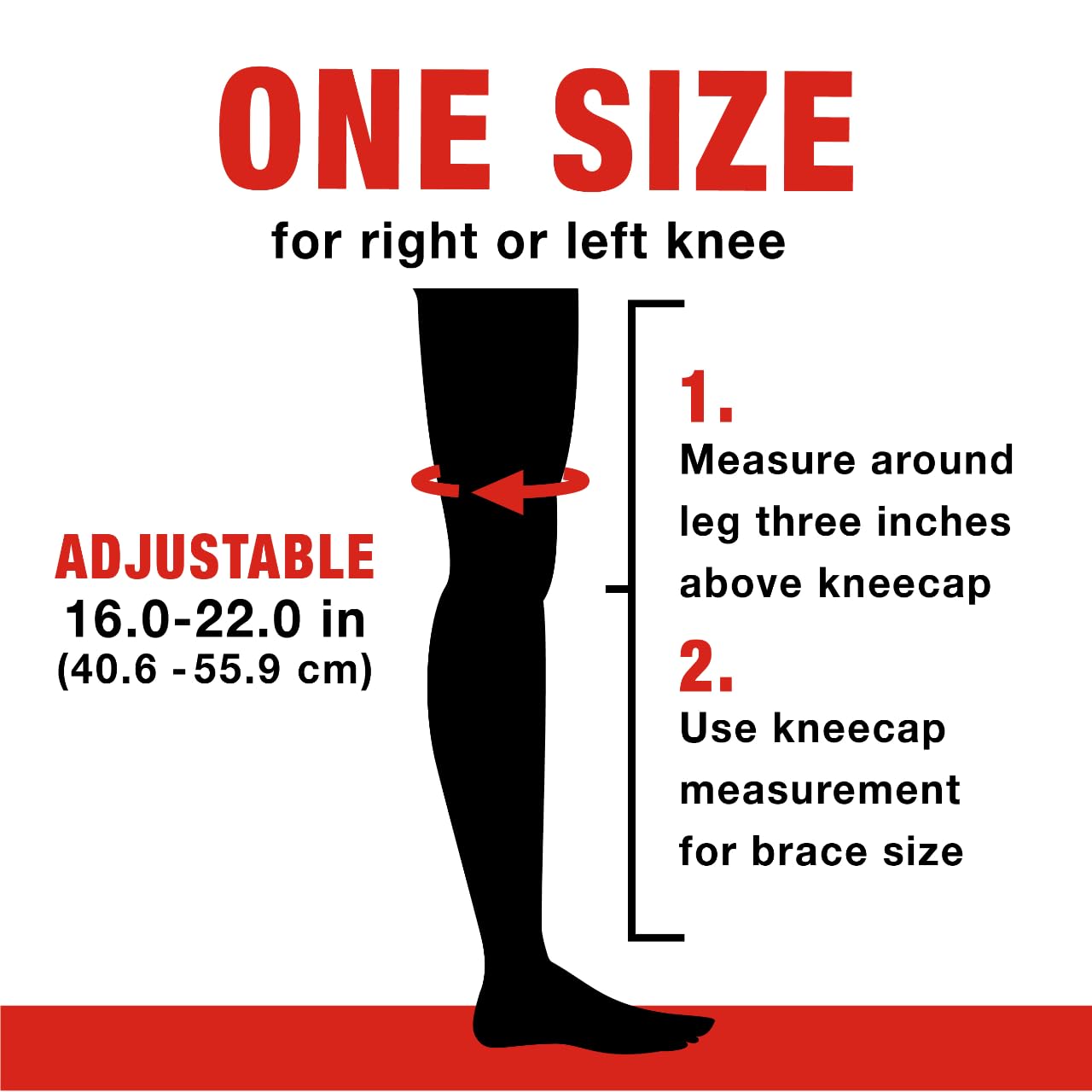 ACE™ Hinged Knee Brace 209600-SIOC, Adjustable