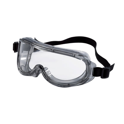 3M™ Professional Goggle, Chemical Splash, 91264H1-DC, Black Strap, Gray Lens, 4/case