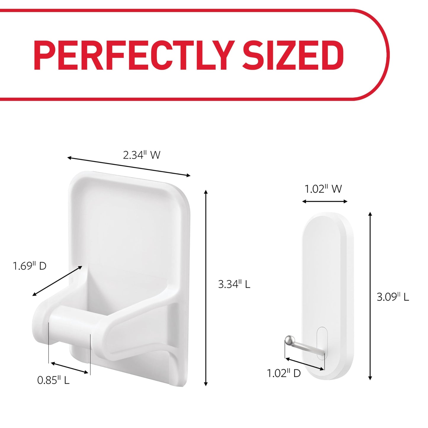 Command™ Under Sink Organization Essentials 17234-ES, 4 hooks, 6 strips