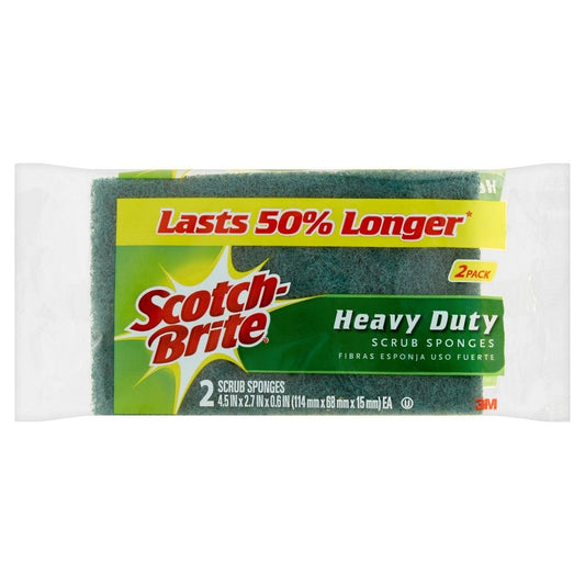 Scotch-Brite® Heavy Duty Scrub Sponge 422-8, 8/2