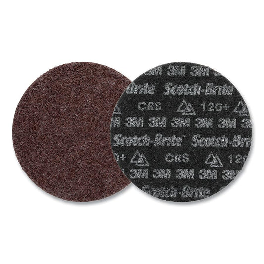 Scotch-Brite™ Precision Heavy Duty Surface Conditioning Disc, HD-DH, Coarse 120+, 4-1/2 in x NH, 50 ea/Case