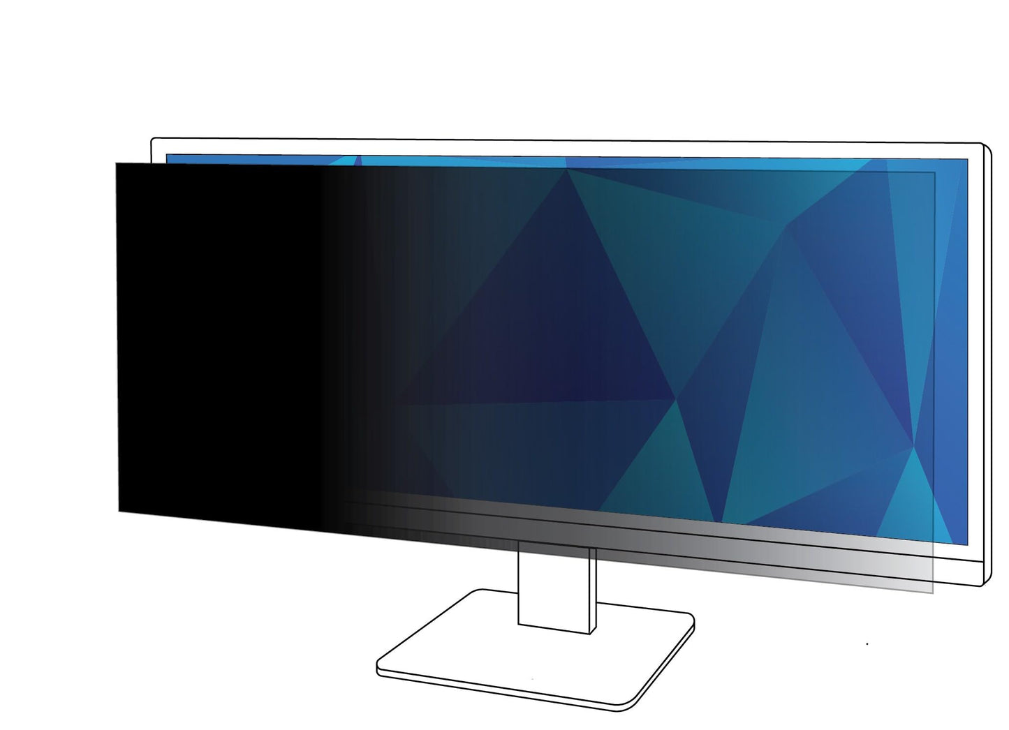 3M™ Privacy Filter for 38in Monitor, 21:9, PF380W2B