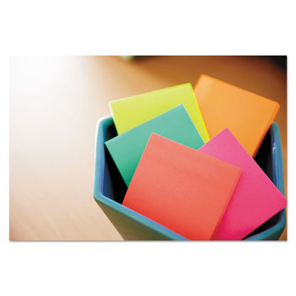 Post-it® Notes 654-5UC, Jaipur Collection, 5x100 Sheets/Pack, 24 Packs/Case, 76 mm x 76 mm, 100% PEFC, SGSCH-PEFC-COC-110078