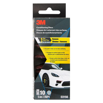 3M™ Conditioning Abrasive Disc, 03156, 2 in, Medium Grit, 10 discs per pack, 24 packs per case