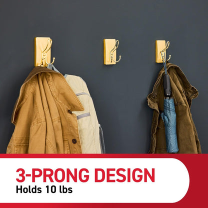 Command™ X-Large Metal Hook with Foam Strips Bulk for 17038BR-ES