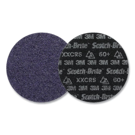 Scotch-Brite™ Precision Heavy Duty Surface Conditioning Disc, HD-DH, X-Extra Coarse 60+, 7 in x NH, 25 ea/Case