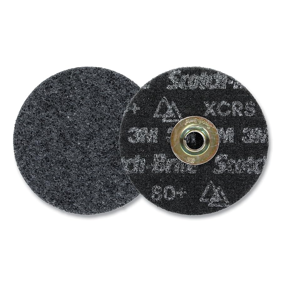 Scotch-Brite™ Precision Heavy Duty Surface Conditioning TN Quick Change Disc, HD-DN, Extra Coarse 80+, 5 in, 50 ea/Case
