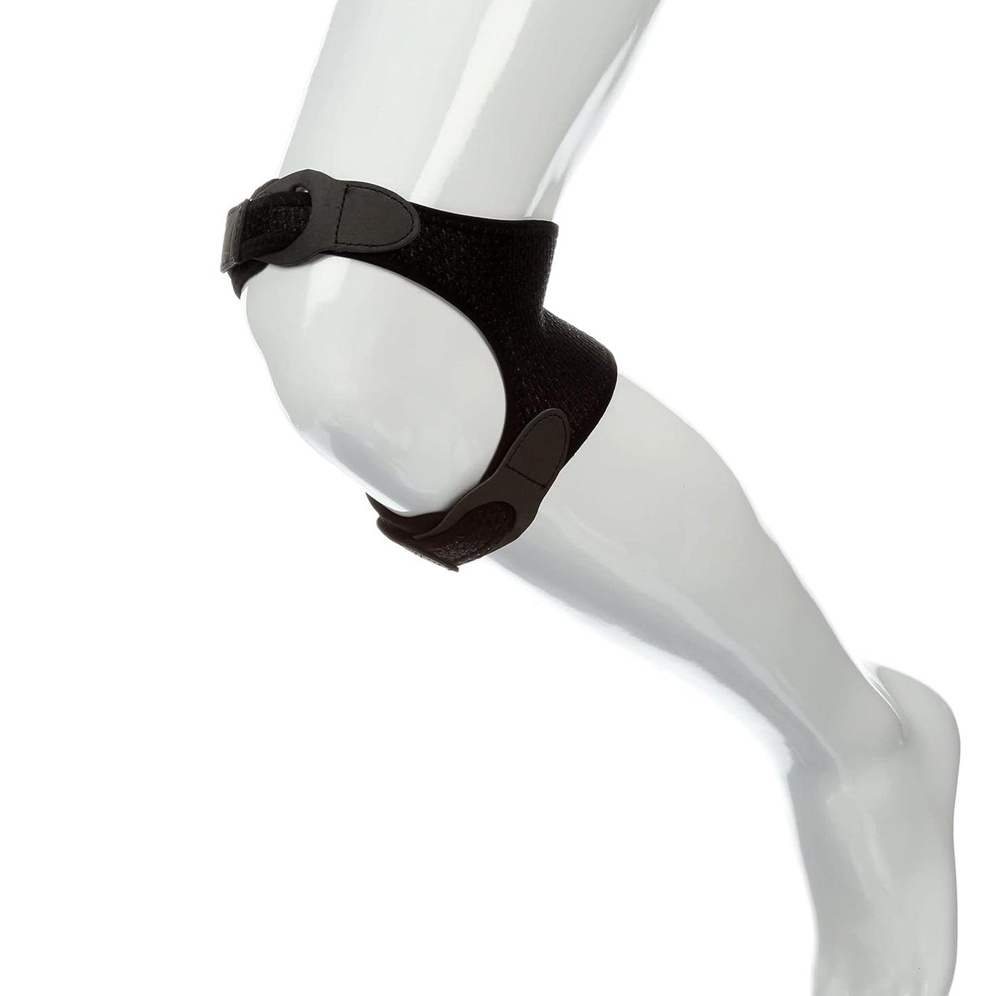 ACE Dual Strap Knee Support Soothing Gel Pads Deliver Targeted Pressure on Your Sore Tendons, Adjustable, Black, 1 Pack