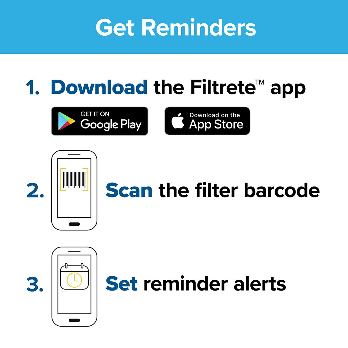 Filtrete™ High Performance Air Filter 1550 MPR NDP03-4S2PK-1E, 20 in x 25 in x 4 in (50.8 cm x 63.5 cm x 10.1 cm)