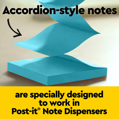Post-it® Super Sticky Pop-up Notes R330-18SST-CP, Oasis, 100% PEFC, SGSCH-PEFC-COC-110078
