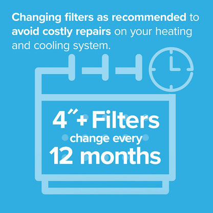 Filtrete™ Electrostatic Air Filter 1000 MPR NADP01-2PK-1E, 16 in x 25 in x 4 in (40.6 cm x 63.5 cm x 10.1 cm)