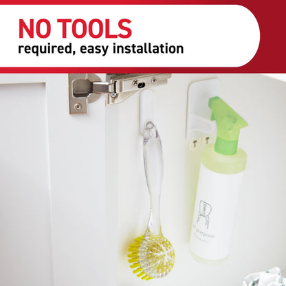 Command™ Under Sink Organization Essentials 17234-ES, 4 hooks, 6 strips