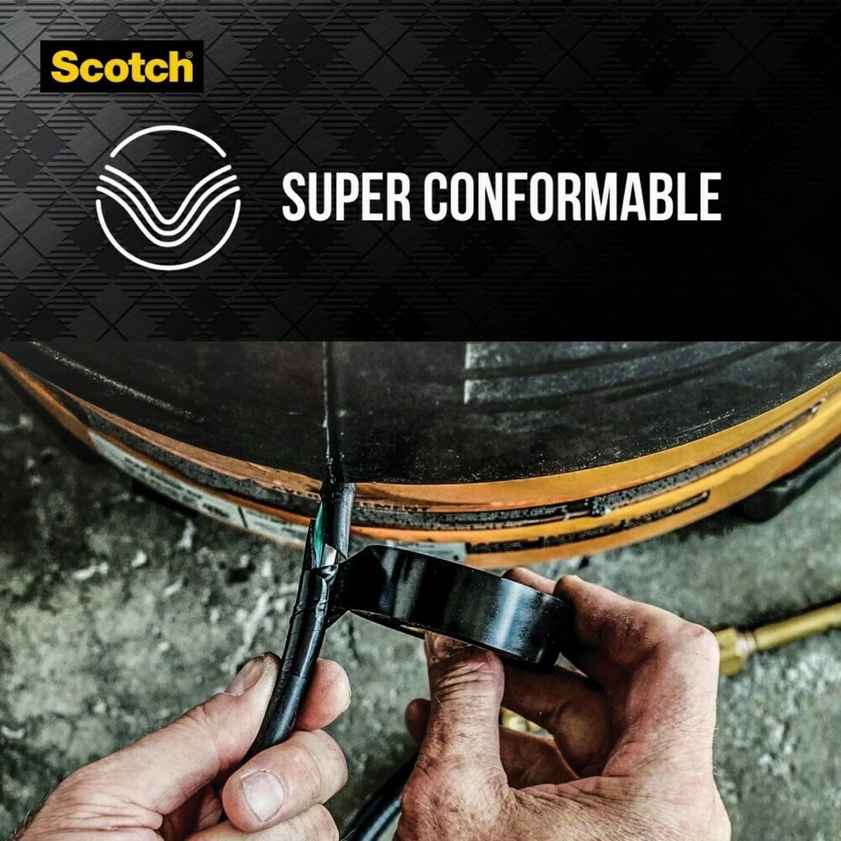 Scotch® Electrical Tape, 200NA, 0.75 in. x 12.5 yd., 24/case