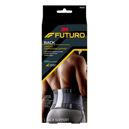 FUTURO™ Comfort Compression Back Support, 46819ENR, Adjustable