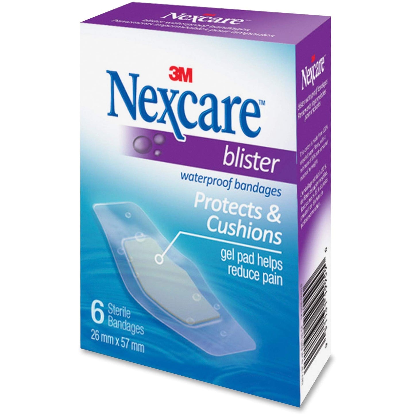 Nexcare™ Blister Waterproof Bandages BWB-06, 1 1/16 in x 2 1/4 in