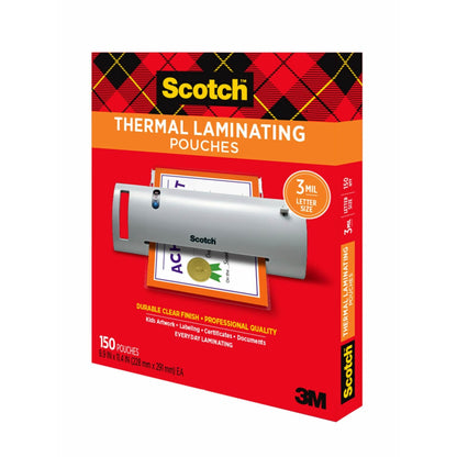 Scotch™ Thermal Pouches TP3854-150, 8.9 in x 11.4 in (228 mm x 291 mm)