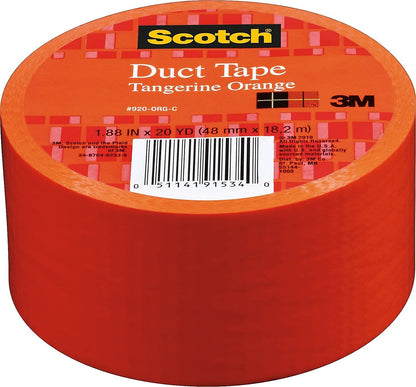 Scotch® Duct Tape 920-ORG-C, 1.88 in x 20 yd (48 mm x 18,2 m), Orange