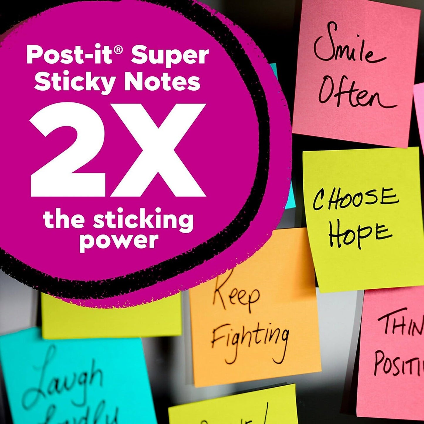 Post-it® Super Sticky Pop-up Notes R330-6SSAN, Playful Primaries, 3x3, 6pds/pk, 90 sht/pd, 100% PEFC, SGSCH-PEFC-COC-110078
