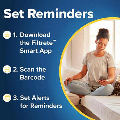 Filtrete™ Allergen Defense Air Filter, 1000 MPR, 9803-4, 20 in x 25 in x 1 in (50,8 cm x 63,5 cm x 2,5 cm)