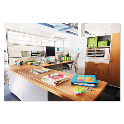 Post-it® Notes 654-5UC, Jaipur Collection, 5x100 Sheets/Pack, 24 Packs/Case, 76 mm x 76 mm, 100% PEFC, SGSCH-PEFC-COC-110078