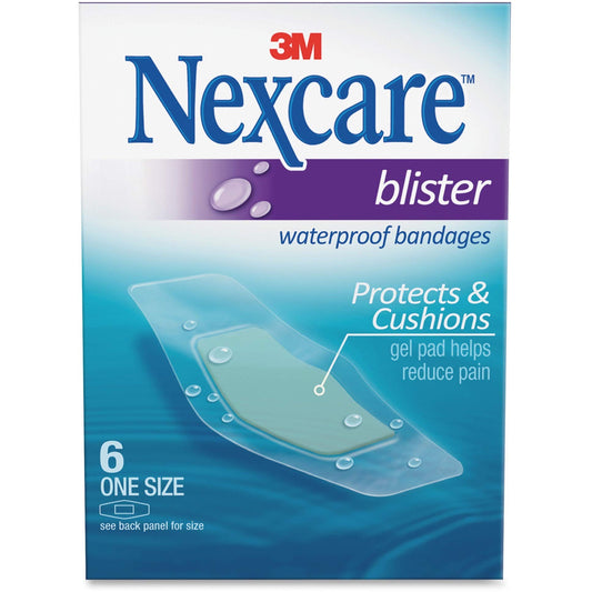 Nexcare™ Blister Waterproof Bandages BWB-06, 1 1/16 in x 2 1/4 in
