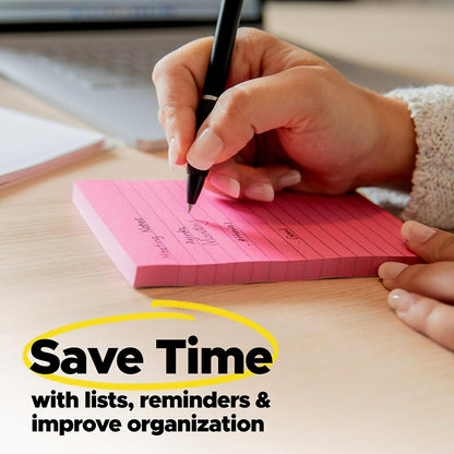 Post-it® Notes 654-5UC, Jaipur Collection, 5x100 Sheets/Pack, 24 Packs/Case, 76 mm x 76 mm, 100% PEFC, SGSCH-PEFC-COC-110078