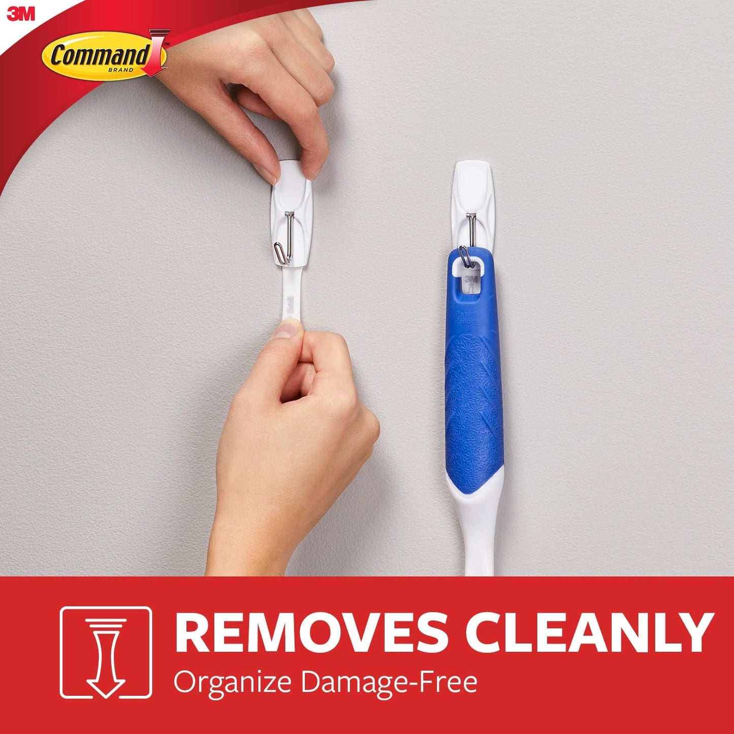 Command™ Medium Wire Hook, 17065-S35NA, 35 Hooks, 40 Medium Strips