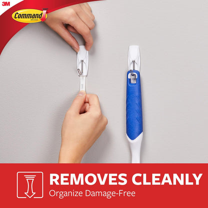 Command™ Medium Wire Hook, 17065-S35NA, 35 Hooks, 40 Medium Strips