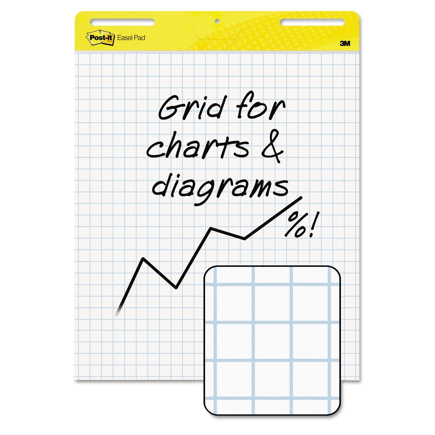 Post-it® Meeting Chart 560, White, Lined, 63,5x76,2cm, 30 Shts/PAC, 2 PAC/CV, 100% PEFC, SGSCH-PEFC-COC-110078